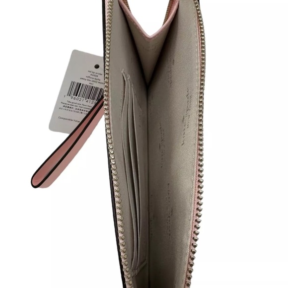 Kate Spade Pink Medium LZP Wristlet NEW IN PACKAGE Peony Blossom BEAUTIFUL Pink - Picture 5 of 7